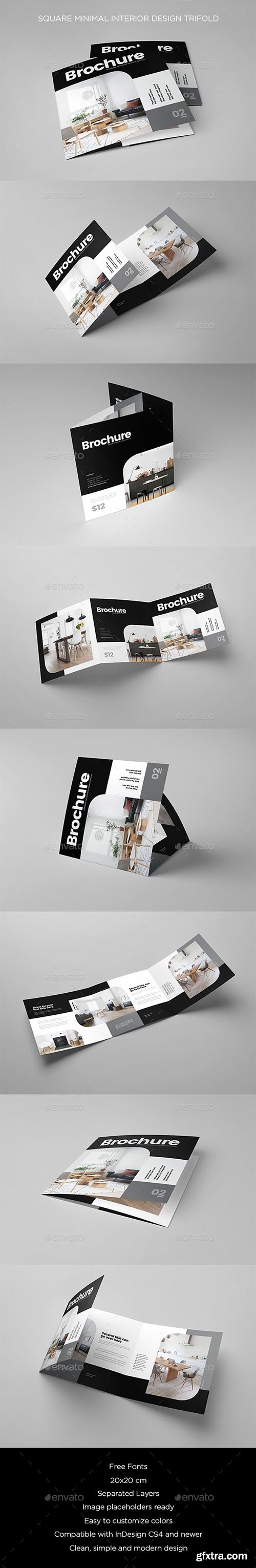 Square Minimal Interior Design Trifold 21665673