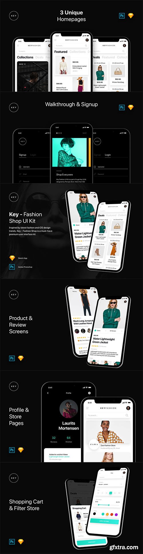 Key - Fashion Shop UI Kit