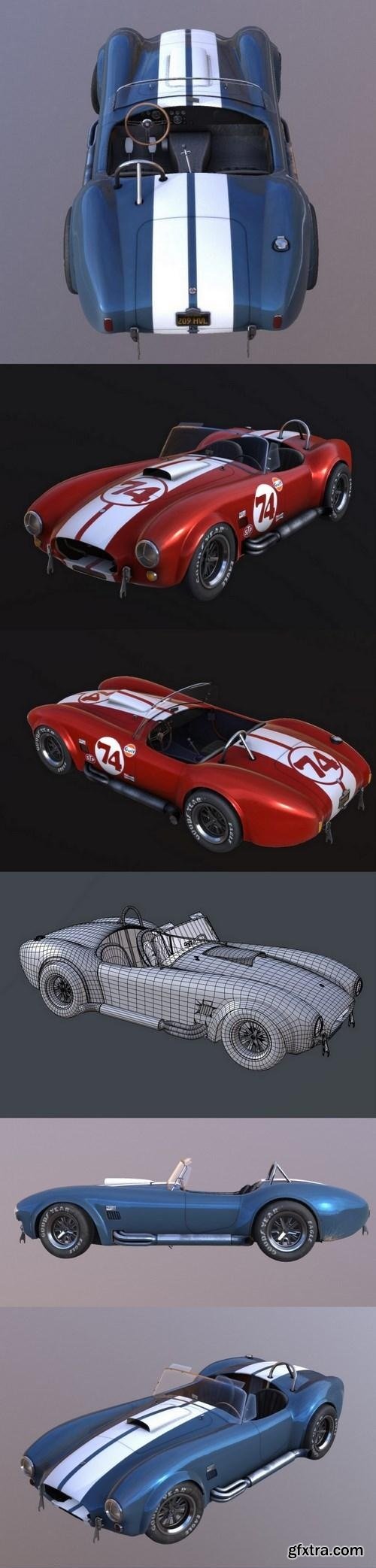 1966 Shelby Cobra 427 3D model