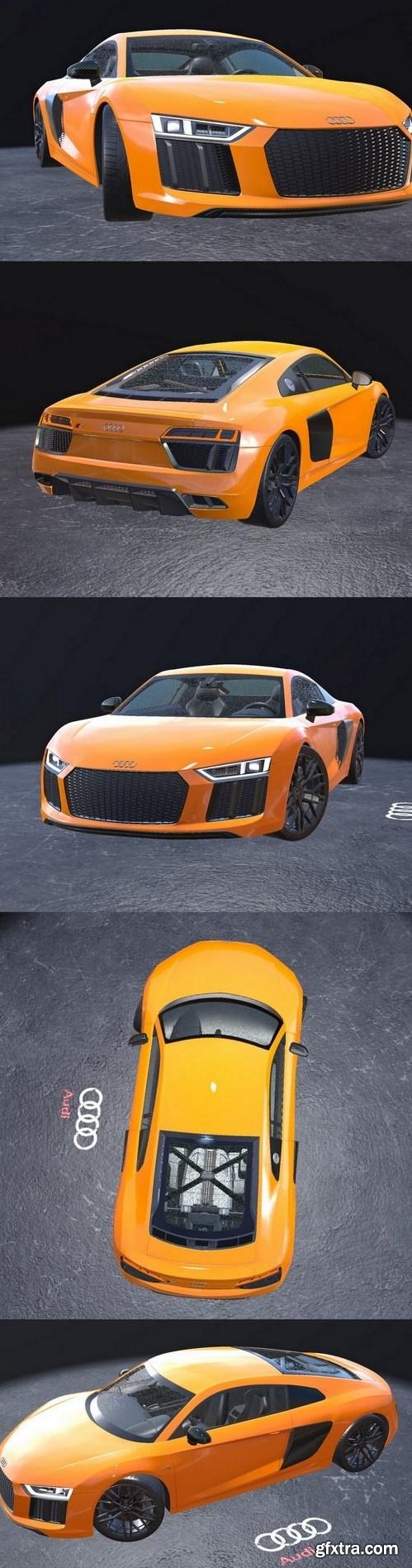 Audi R8 3D Model