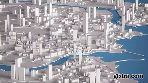 3D Relief Map With Markers 73566