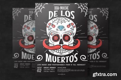 Dia De Los Muertos Poster