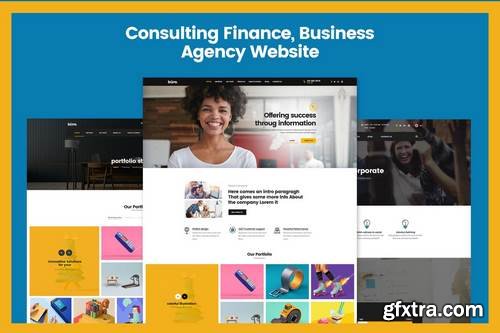 Consulting Finance, Business Agency Website