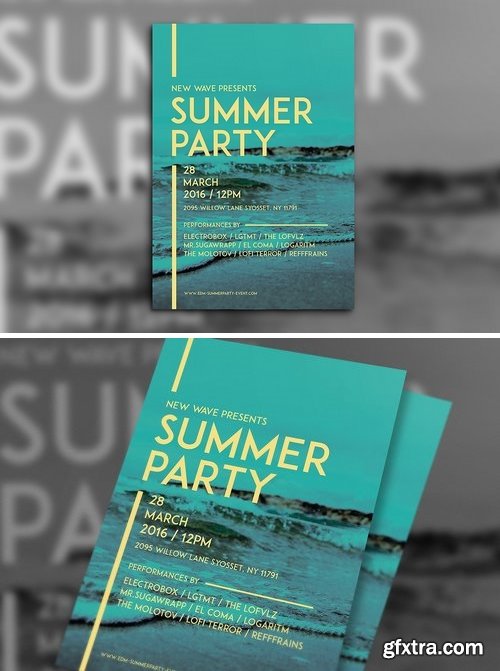 CM - Simple Summer Party Flyer 1397177