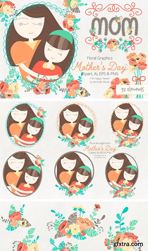 CM - Mother\'s Day Clipart and Vector Grap 2350866