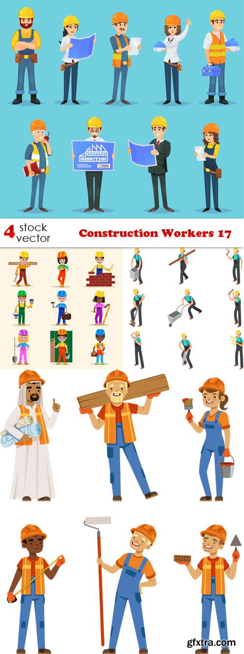 Vectors - Construction Workers 17