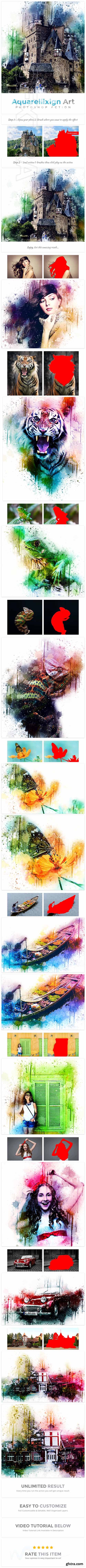 GraphicRiver - Aquarellixign Art PS Action 21655896