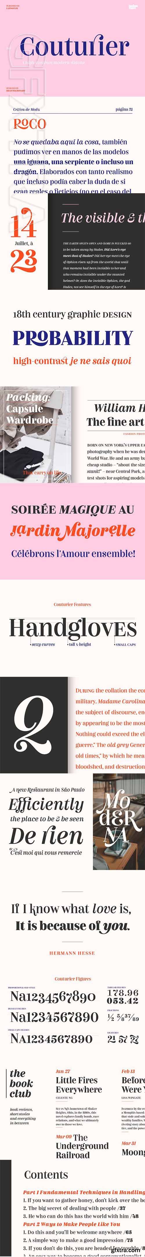 CreativeMarket - Couturier - Intro 2418977