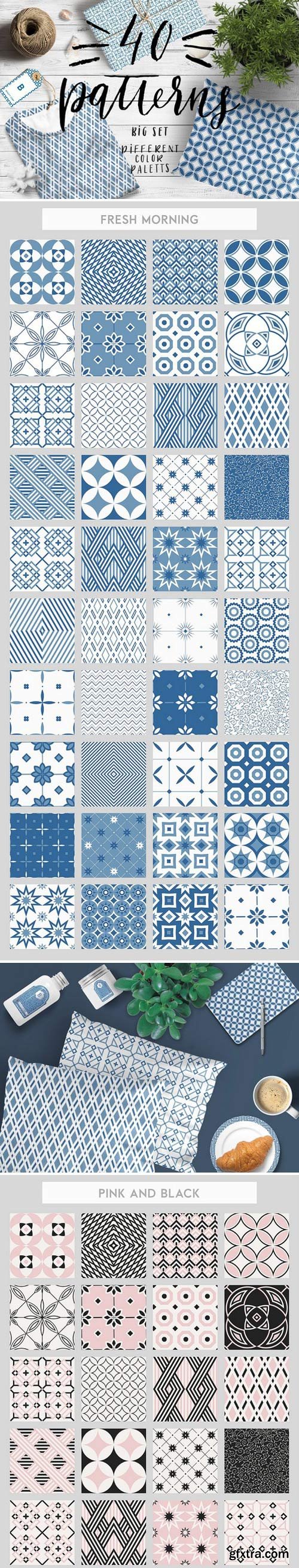 CM - 40 seamless patterns set 1582821