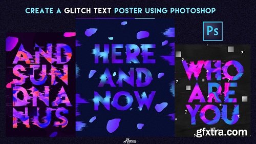 Create a Glitch Text Artwork using Photoshop