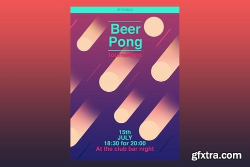 Beer Pong Flyer Poster