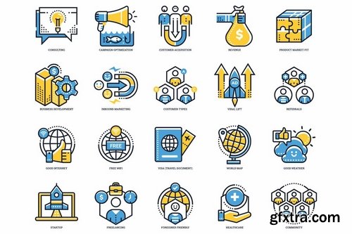 85 Digital Nomad Icons