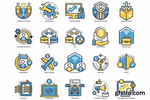 85 Digital Nomad Icons