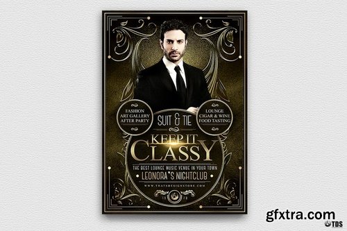 GraphicRiver - Suit and Tie Flyer Template V2 15196678