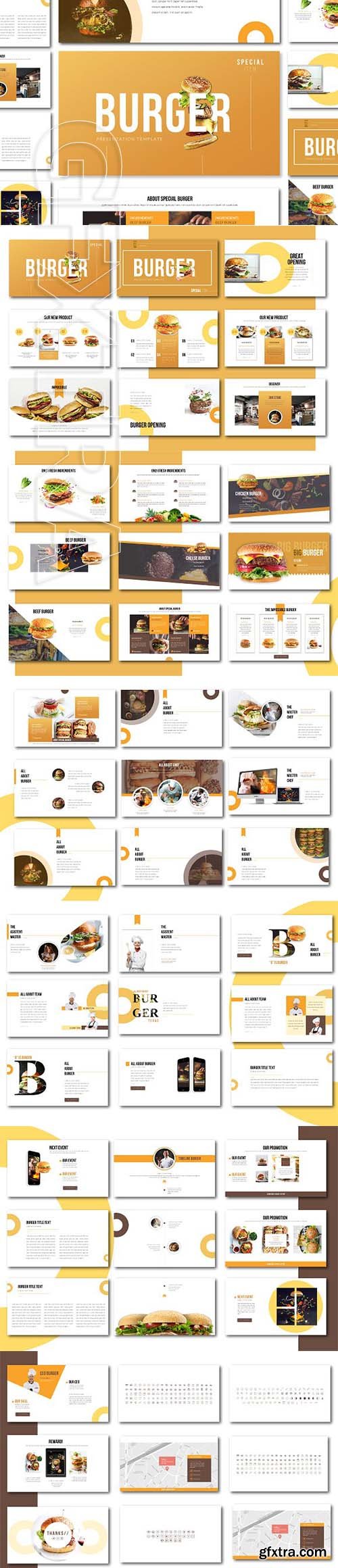 CreativeMarket - Special Burger Keynote Presentation 2389187