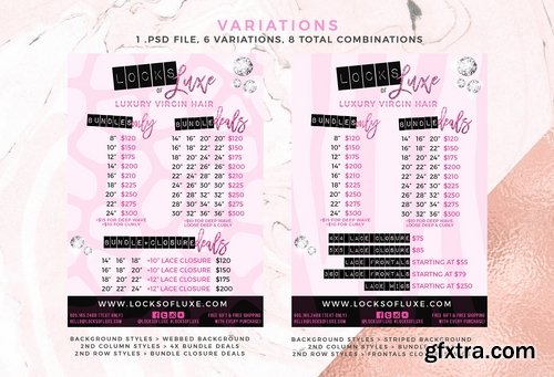 CM - Hair Business Flyer & IG Templates 2371601