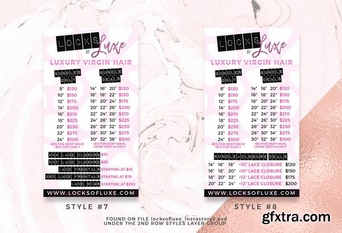 CM - Hair Business Flyer & IG Templates 2371601