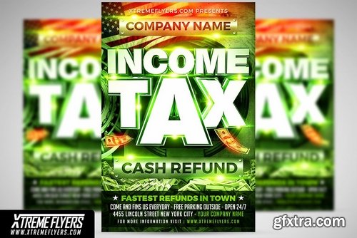 CM - Income Tax Flyer Template 2376536