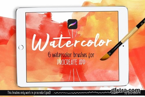 CM - Watercolor brushes set for Procreate 2377006