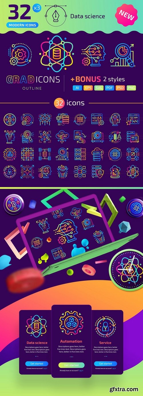 CM - 32+ Data science icons 2376608