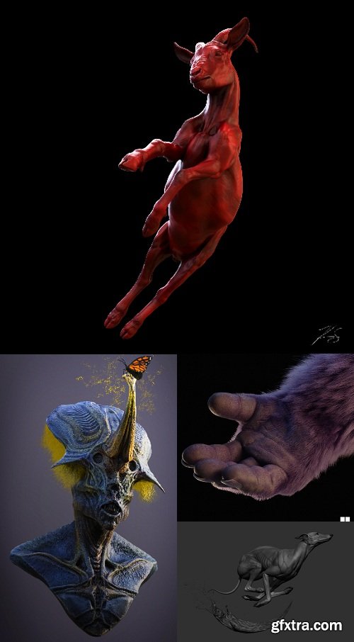 ArtStation Masterclasses 2018 - Krystal Sae Eua Dynamic Animal Sculpting