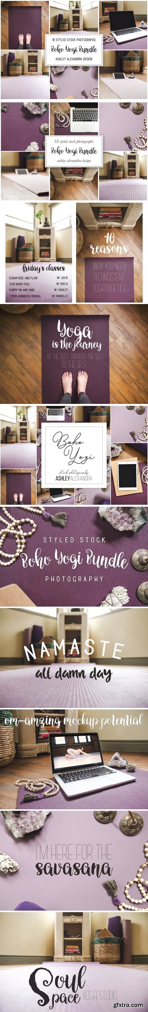 CM - Boho Yogi Bundle Stock Photography 1568476