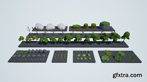 Unreal Marketplace :Olbert\'s Low Poly: Forest