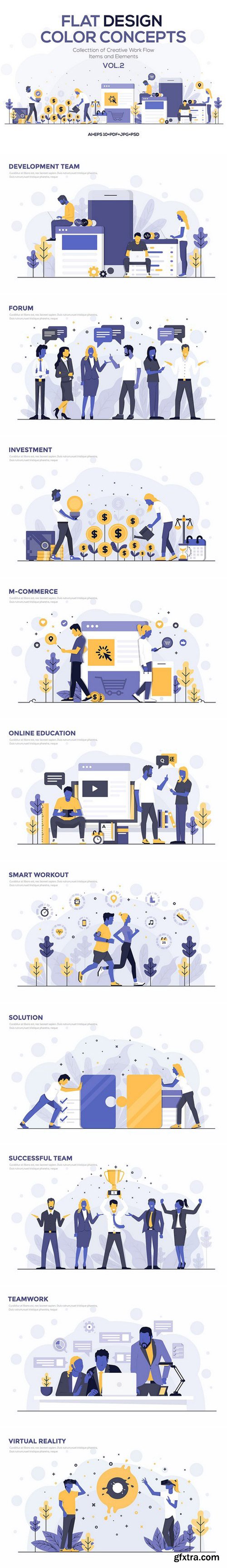 CM - Modern Flat Design Business Concepts 2357102