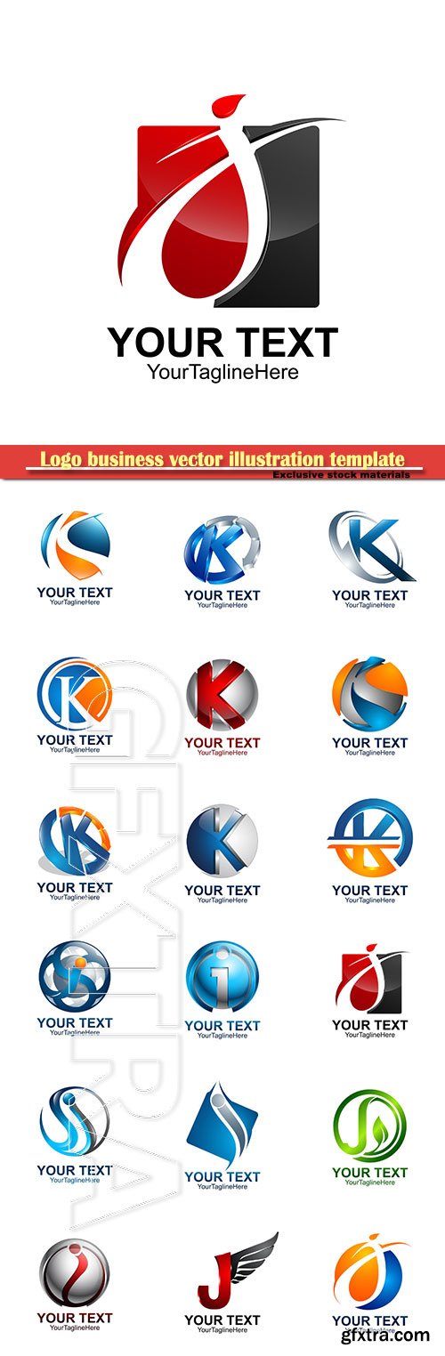 Logo business vector illustration template # 91