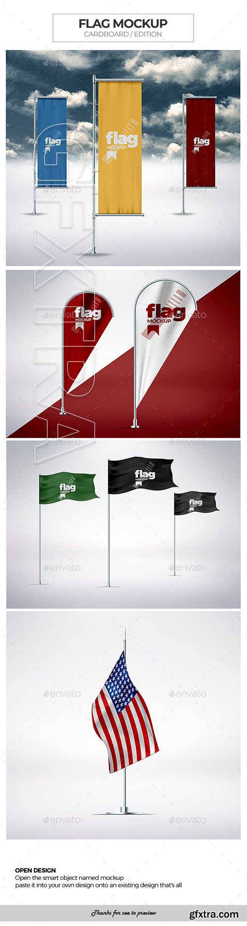 GraphicRiver - Flag Mock-Ups 21677177