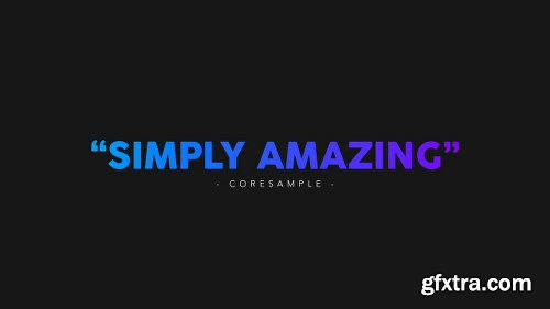 Bold Typography 10 Pack After Effects Template