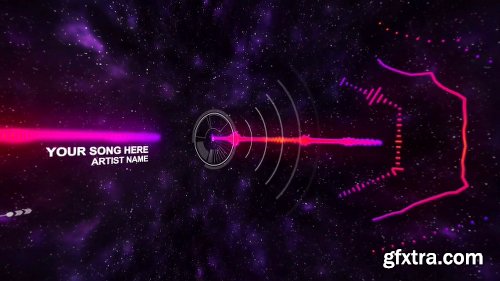 360 Music Visualizer After Effects Template