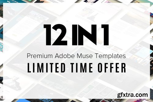 CM - Adobe Muse Pack - 12 Templates 1486656