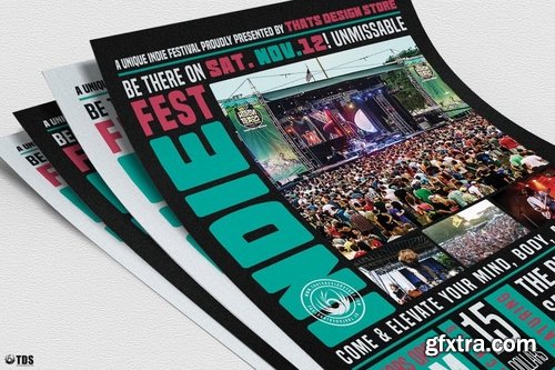 GraphicRiver - Indie Fest Flyer Template V2 16337332