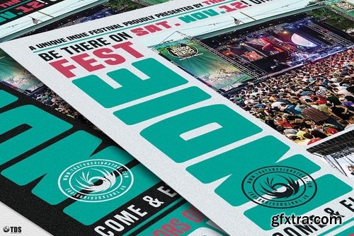 GraphicRiver - Indie Fest Flyer Template V2 16337332