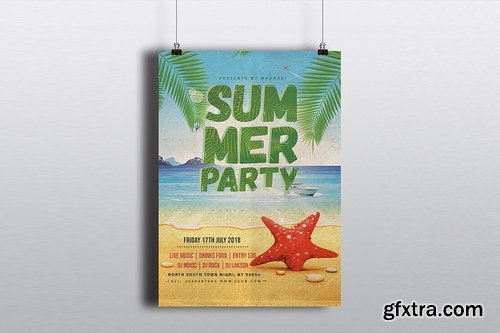 CM - Vintage Summer Party Flyer 2380859