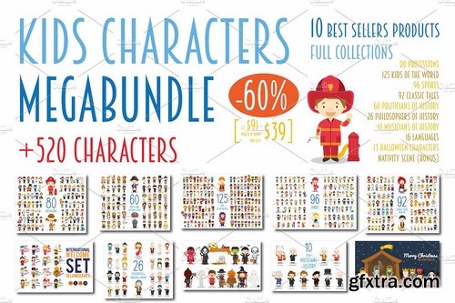 CM - MEGABUNDLE Kids Characters Sets 2381388