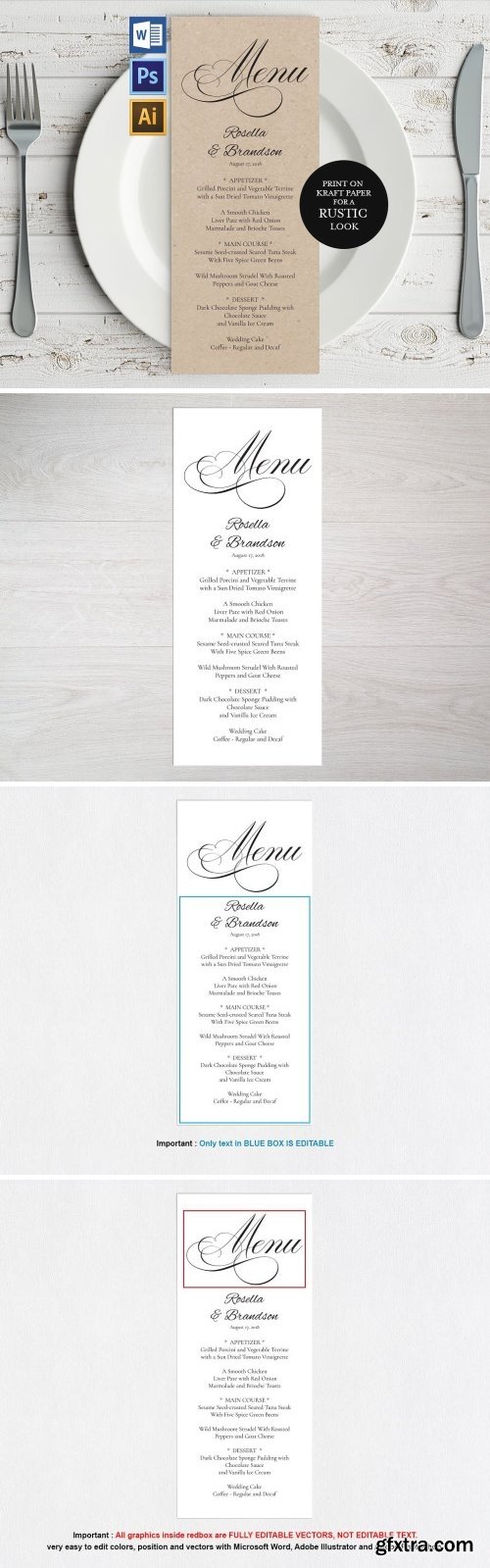 CM - Wedding Menu Template Wpc 125 1550243