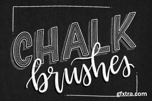 CreativeMarket 10 Chalk Brushes for Procreate 2325112