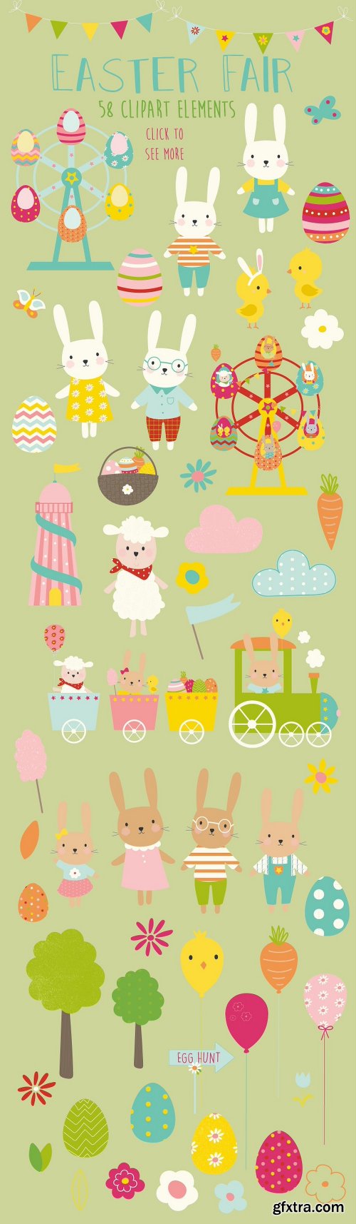 CreativeMarket Easter fair 2319397