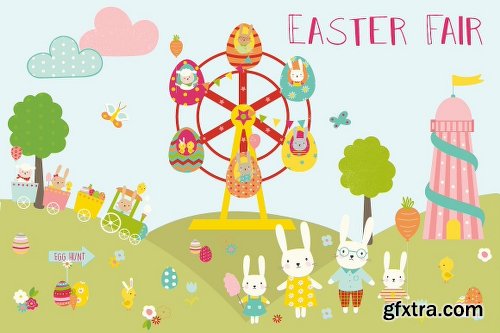 CreativeMarket Easter fair 2319397