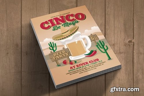 Cinco De Mayo Celebration Flyer