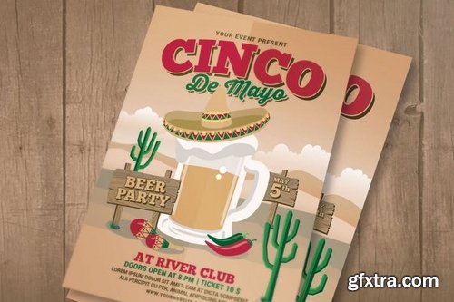 Cinco De Mayo Celebration Flyer