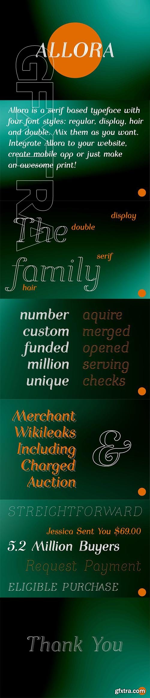 CreativeMarket - Allora family 2417001