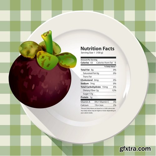 Juice drink food recipe dish menu vector image 25 EPS