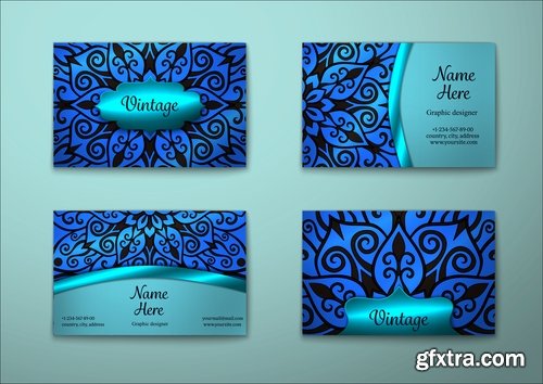 Vector image flyer banner brochure business card 24-25 EPS