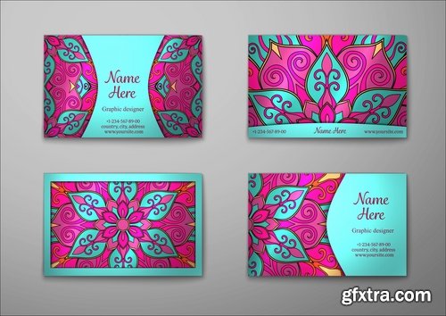 Vector image flyer banner brochure business card 24-25 EPS