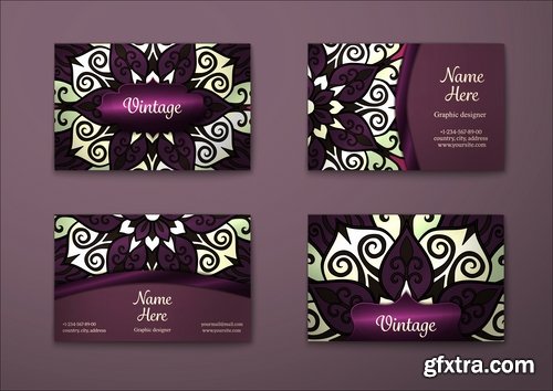 Vector image flyer banner brochure business card 24-25 EPS