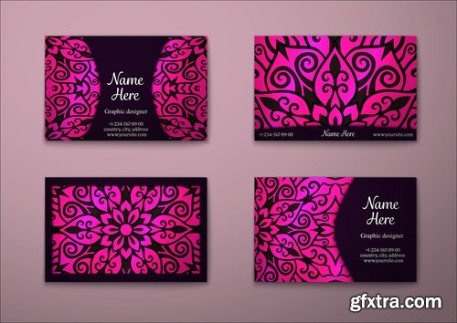 Vector image flyer banner brochure business card 24-25 EPS