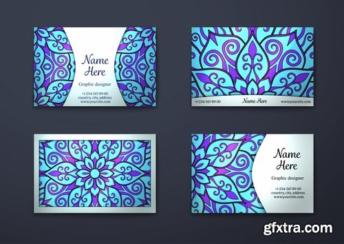 Vector image flyer banner brochure business card 24-25 EPS